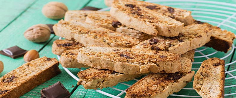 Üzümlü Cevizli Biscotti